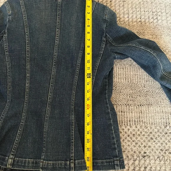 Ralph Lauren Indigo Double-Breasted Jean Jacket - Picture 7 of 7